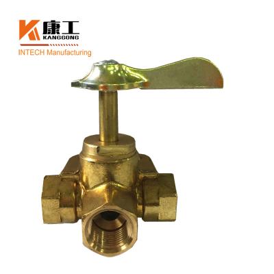 China General Three Way Brass Valve Selector Poppet Valve for sale