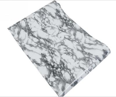 China Easy To Clean Self Adhesive Wallpaper Home Decor Marble PVC Flat Wallpaper Sticker for sale