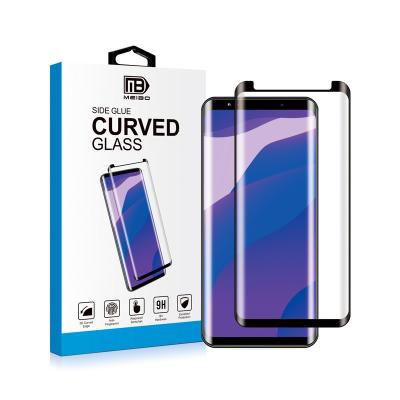 China Anti-scratch quality 0.33mm 3D curved full cell glue tempered glass mobile screen protector for Samsung for sale