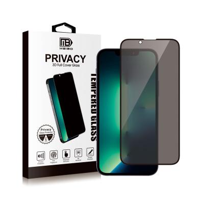 China 99% Clear Hd Anti-Skid Precise Privacy Tempered Glass Mobile Full-Cut Filter Screen Protector For Iphone 13 for sale