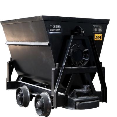 China energy & MFC0.75-6 Underground Mine Use Narrow Measuring Cart Mining Bucket Tilting Mining Railroad Coal Iron Mine Cart for sale