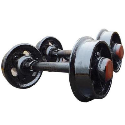 China ZBL762/400 mine car wheel assembly coal mining cart wheels 600/762/900 mm cast iron mine cart wheel assembly for sale for sale