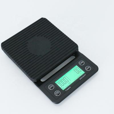 China With Tray Biumart Portable Kitchen Scale Household Digital Coffee Scale With Timer Function for sale