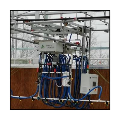 China Hot-Sale High Quality Sprinkler Boom Automatic Mobile Sprinkler Machine Irrigation system For Greenhouse for sale