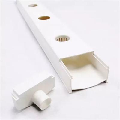 China White square Agriculture hydroponics square pvc plastic tube/pipe/channel for sale