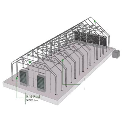 China Large Size High Tunnel Agricultural Greenhouse Large Size High Tunnel Grow Tomato Greenhouse for sale