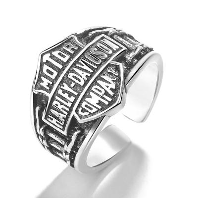 China Exquisite Appearance Hip Hop Fashionable Men Silver Simple Ring 2021 For Unisex for sale