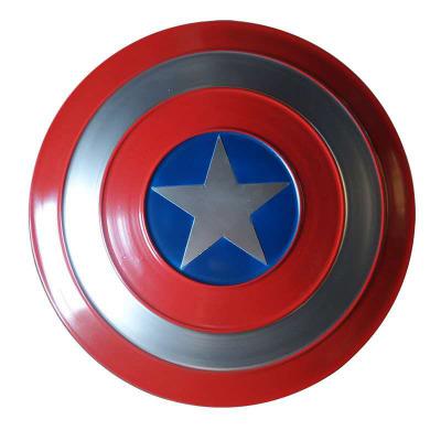 China Minimalist Newart Discount and Handheld Captain America Shield Decor Metal Kids Wall Art for Room Decor for sale