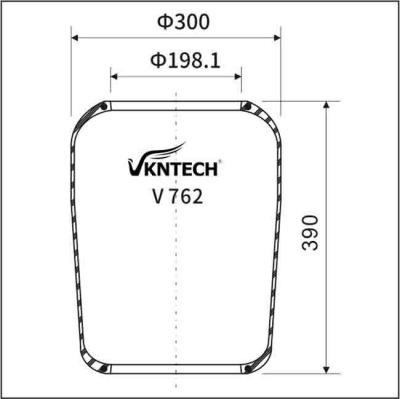 Cina 4.731.013.000 molle pneumatiche del bus 1R2D 390 360 Goodyear 9010 airbag del rimorchio dei semi in vendita