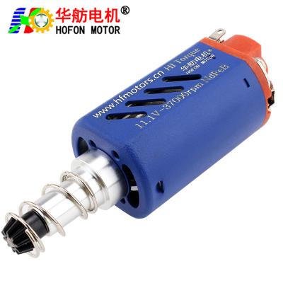 China Hofon HF480WA-7515-N35 Long shaft High Speed 11.1V 37000RPM DC Carbon brush Motor for AEG Gel Blaster Toy Gun for sale