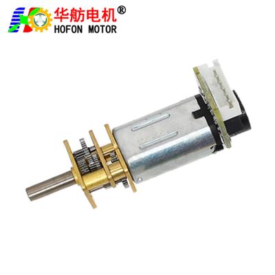 China Hofon Motor High Torque GM12-N30VA DC Gear Reduction Encoder Motor For Wheelchair Coffee Grinder 3V 6V 12V for sale