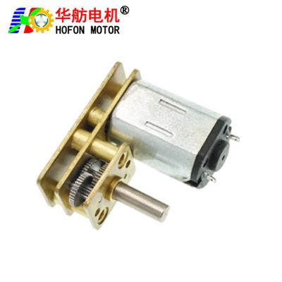 China Hofon Motor GM1024-N20VA high torque 3V 5V 6V 12V DC Metal Gear Motor With Gear Box For Smart Home for sale