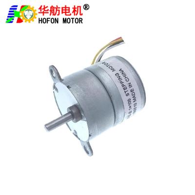 중국 Hofon 25mm SM25-024S DC high torque Stepping reduction Stepper Two Phase Geared Stepper Motor with Gear 0.15° Step Angle 판매용