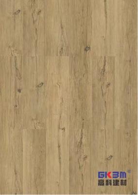 China proceso estadístico de madera del grano de 5m m que suela la puesta del sol Burlywood Eco GKBM amistoso MJ-W6003 de la playa del tecleo de Unilin en venta