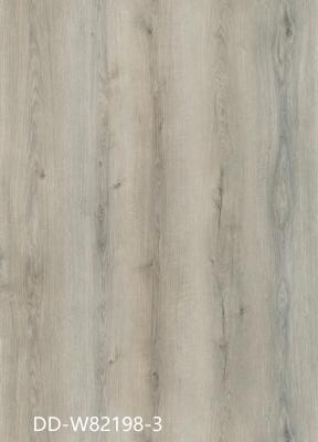 China Wood Grain SPC Vinyl Flooring Planks Gray Brown Jump Non Glue GKBM DD-W82198-3 for sale