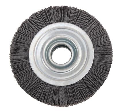 China Wire Cleaning And Deburring Abrasive Polish Broom Brush Cleaning Car Wheel Head Deburring Detailing for sale