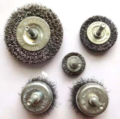 China Cleanging 3pcs and SS Wire Wire Brush Set for Cleaning Wire Cup Carbon Steel Crimped Wire Brush for sale