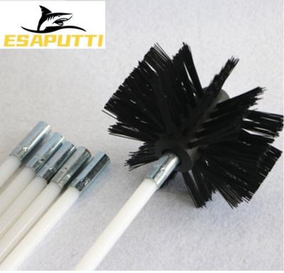 China Hot sale nylon cepillo chimenea rotador cleaning brushes flexible cleaning brushes for sale