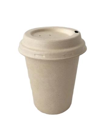 China Disposable Biodegradable Sugarcane Bagasse Fiber Pulp Cup 16oz Stand Bagasse Cup for sale