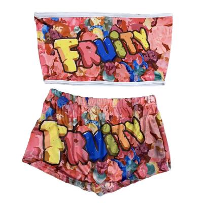 China Wholesale Anti-Wrinkle Women 2 Piece Snack Shorts for sale