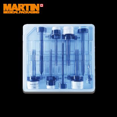 China Disposable Medical Plastic Trays PETG Medical Blister For Trocar Kits Medical Procedure Kits for sale