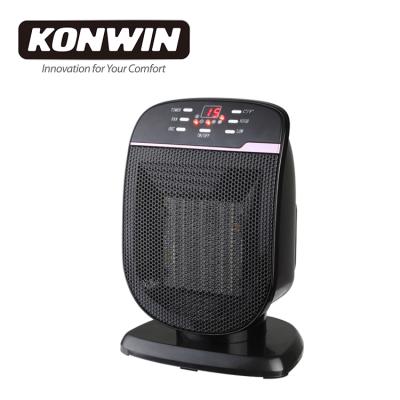 China Over Heat Protection KONWIN PTC Space Heater Ceramic New Design Electric Digital Control PTC85D for sale