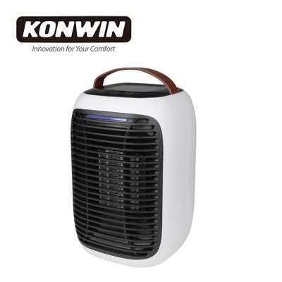 China Tip-over Protection KONWIN PTC Electric Ceramic Adjustable Space Heater Thermostat Heater PTC83 for sale