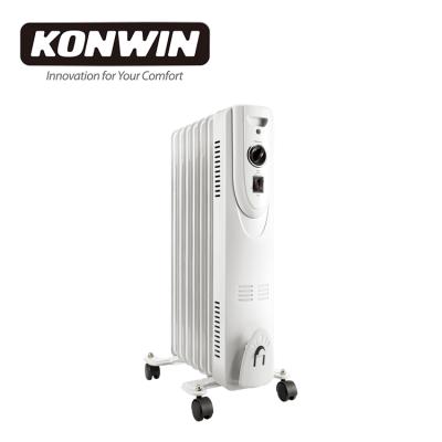 China 3 Konwin Radiator Heater Oil Filled Heater, 1500W With Adjustable Thermostat, 3 Settings 7 Fin Heater OH907 Heater for sale