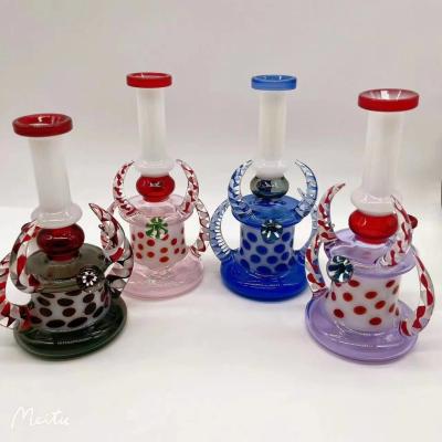 China 6 Inch Mini Tobacco Hookah Percolator Glass Bongs Adequate Stock for sale