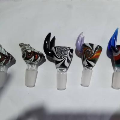 China Overstock Glass Water Bong Bowl 18mm Or 14mm Size Mix Colors for sale