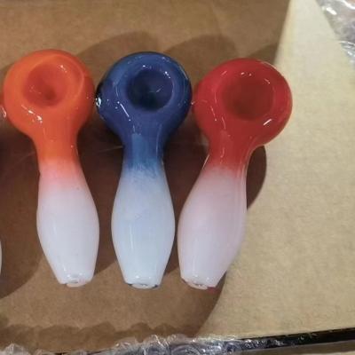 China 6mm Thickness Hand Glass Water Pipe Tobacco Hand Pipes Heat Resistant for sale