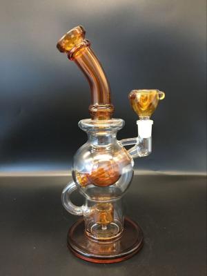 China Lookah Glass Smoking Water Pipes DAB Rig Recycler for sale