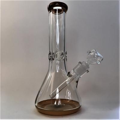 China 17Inch Glass Water Tube Percolator  Luminous Glass Tobacco Pipe for sale