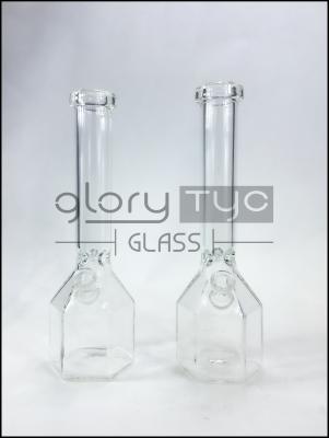 China 19mm Join 10 Inches Glass Beaker Weed Smokers Borosilicate Glass Beaker Bongs for sale