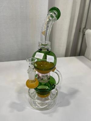 China Perc Glass Smoking Pipe 7mm With Rasta Rod 18Inches for sale