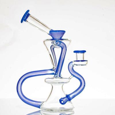 China 8inch 10inch Handmade Water Pipe Smoking Weed Borosilicate Glass Smoking Pipes for sale