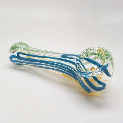 China Modern Blown Borosilicate Glass Hand Pipes Water Smoking Weed for sale