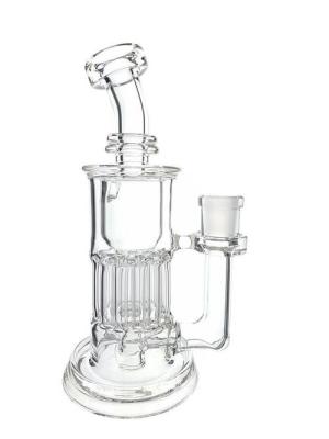 China Perc Glass Recycler Bong Detachable Chigiriki Layered Recycler With Matrix for sale