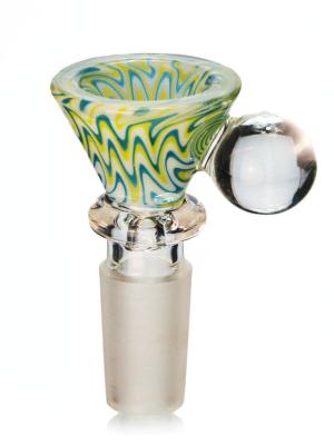 China 14mm Glass Water Bong Bowl 2 Inch Rasta Martini Bowl Piece for sale