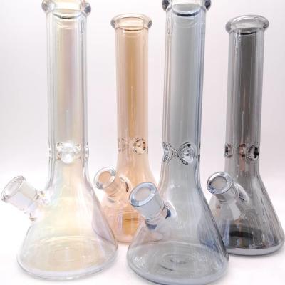 China 15inch Bottom Beaker Bong 14.4mm  Ice Water Dab Rig Bubbler for sale