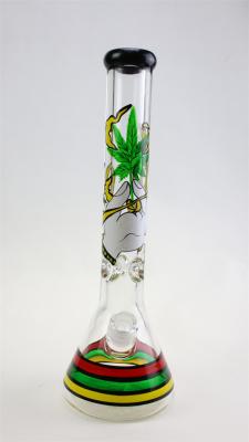 China 9.5 Inch 14mm Glass Smoking Water Pipes Female Hand Blown Bongs With Bowl for sale