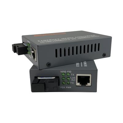 China FTTH FTTB FTTX Fiber Media Converter Network 1KM Copper to Dual Fiber to 20KM Ethernet Transceiver for sale