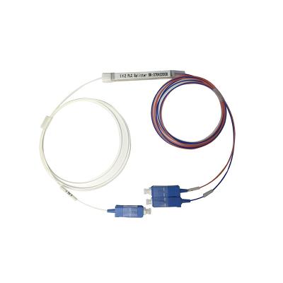 China FTTH FTTB FTTX Network Wholesale FTTH FC/SC/LC/ST Connector PLC 1X2 Fiber Optic Splitter for sale