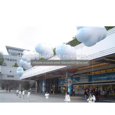 China BOYI Custom White Inflatable Decoration Cloud Helium Balloon Model For Advertising C322 for sale