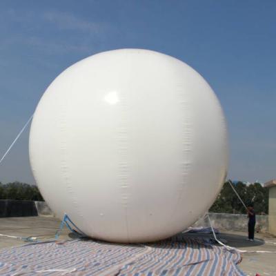 China Custom Huge Inflatable Helium Balloon Promotion BOYI Balloon White Round Sphere Balloon for sale