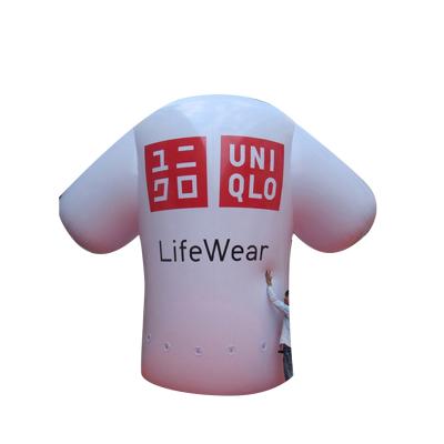 China Promotion caixin inflatable t-shirt balloon / inflatable clothes model for sale