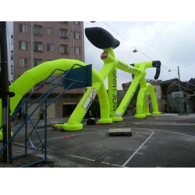 China Custom promotion caixin inflatable bike/inflatable bicycle model for advertising for sale