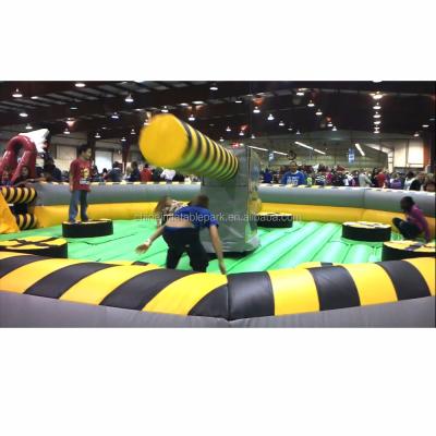 China Juegos Inflables Outdoor Custom Inflatable Games Melting Wipeout Inflatable Sports Game for sale