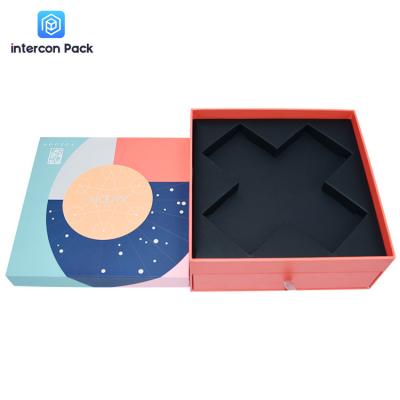 China Environmental Friendly Magnetic Closure Gift Box , TUV Cardboard Drawer Box for sale