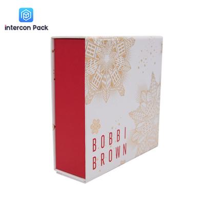 China Customizable Color Wrapping Paper Gift Box , Flip Folding Packaging Boxes 30x28x16cm zu verkaufen